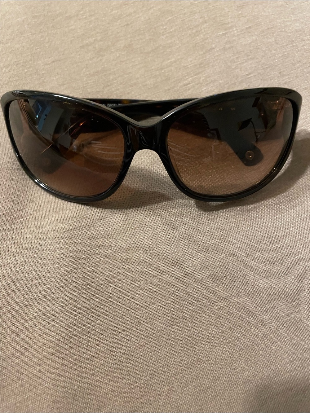 COACH Women's Black Frame Sunglasses with Brown Lenses - Picture 3 of 16